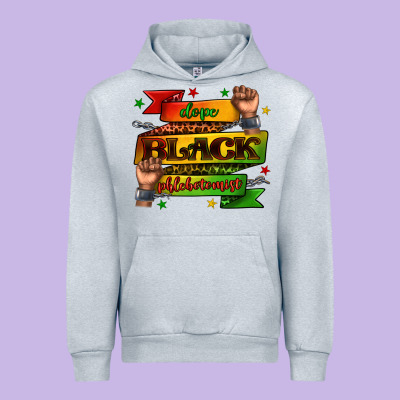 Dope Black Phlebotomist Juneteenth Urban Hoodie Designed By Texasbilliewilder