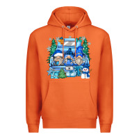 Carrot snowman gnome truck Premium Hoodie - Zillion Design Studio