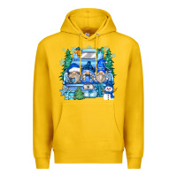 Lemon snowman gnome truck Premium Hoodie - Zillion Design Studio