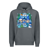 Rock snowman gnome truck Premium Hoodie - Zillion Design Studio