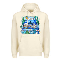 Sandshell snowman gnome truck Premium Hoodie - Zillion Design Studio