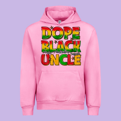Dope Black Uncle With Stars Urban Hoodie Designed By Texasbilliewilder
