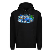 Black snow gnome truck Premium Hoodie - Zillion Design Studio