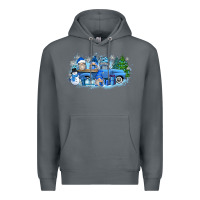 Rock snow gnome truck Premium Hoodie - Zillion Design Studio