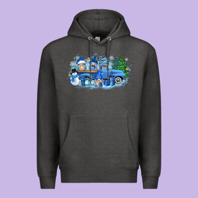 Snow Gnome Truck Premium Hoodie Designed By Zillion Design Studio