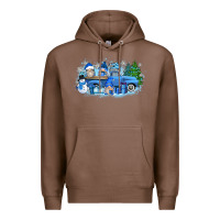 Chestnut snow gnome truck Premium Hoodie - Zillion Design Studio