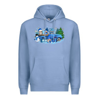 Colony Blue snow gnome truck Premium Hoodie - Zillion Design Studio