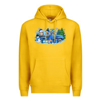 Lemon snow gnome truck Premium Hoodie - Zillion Design Studio