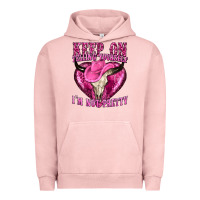 Pigment Salmon keep on talking yourself im not pretty Urban Hoodie - texasbilliewilder