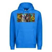 True Royal Heifers With Sunflowers And Leopard Premium Hoodie - RanaPortraitStore
