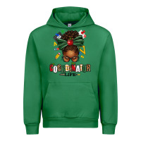 Emerald educational coordinator life afro messy bun Urban Hoodie - texasbilliewilder