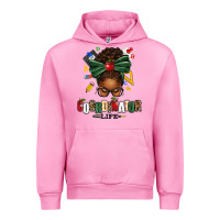 Fuchsia Pink educational coordinator life afro messy bun Urban Hoodie - texasbilliewilder