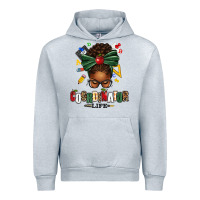 Heather Grey educational coordinator life afro messy bun Urban Hoodie - texasbilliewilder