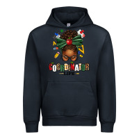 Navy educational coordinator life afro messy bun Urban Hoodie - texasbilliewilder