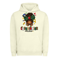Pigment Pistachio educational coordinator life afro messy bun Urban Hoodie - texasbilliewilder