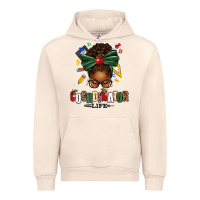 Sandshell educational coordinator life afro messy bun Urban Hoodie - texasbilliewilder