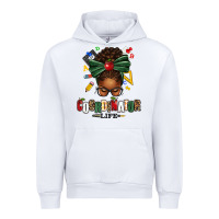 White educational coordinator life afro messy bun Urban Hoodie - texasbilliewilder