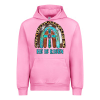 Fuchsia Pink He Is Risen Urban Hoodie - RanaPortraitStore