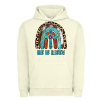 Pigment Pistachio He Is Risen Urban Hoodie - RanaPortraitStore