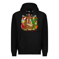 Black joy to the world Premium Hoodie - Zillion Design Studio