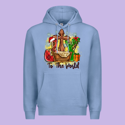 Joy To The World Premium Hoodie Designed By Zillion Design Studio