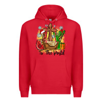 Red joy to the world Premium Hoodie - Zillion Design Studio