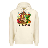 Sandshell joy to the world Premium Hoodie - Zillion Design Studio