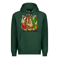 Sports Green joy to the world Premium Hoodie - Zillion Design Studio