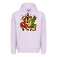 Lilac joy to the world Premium Hoodie - Zillion Design Studio
