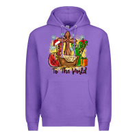 Purple joy to the world Premium Hoodie - Zillion Design Studio