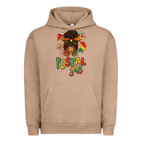 Pigment Burro juneteenth afro messy bun postal girl Urban Hoodie - texasbilliewilder