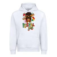 White juneteenth afro messy bun postal girl Urban Hoodie - texasbilliewilder