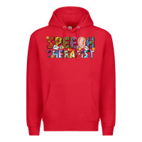 Red speech therapist Premium Hoodie - texasbilliewilder