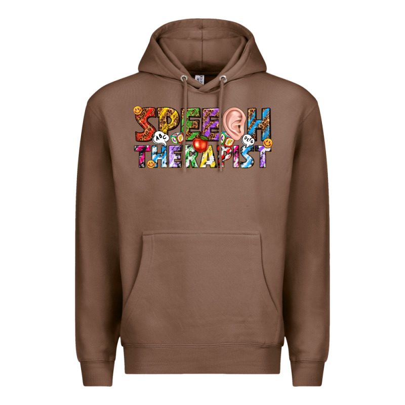 Speech Therapist Premium Hoodie by texasbilliewilder | Teevron