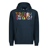 Navy speech therapist Premium Hoodie - texasbilliewilder