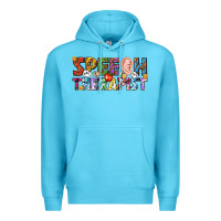 Ocean Blue speech therapist Premium Hoodie - texasbilliewilder