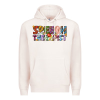 Pale Pink speech therapist Premium Hoodie - texasbilliewilder