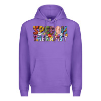 Purple speech therapist Premium Hoodie - texasbilliewilder