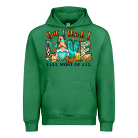 Emerald But i think i love Fall most of all gnome Urban Hoodie - RanaPortraitStore
