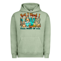 Pigment Oil Green But i think i love Fall most of all gnome Urban Hoodie - RanaPortraitStore