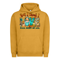 Pigment Peanut Butter But i think i love Fall most of all gnome Urban Hoodie - RanaPortraitStore