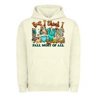 Pigment Pistachio But i think i love Fall most of all gnome Urban Hoodie - RanaPortraitStore