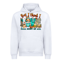 White But i think i love Fall most of all gnome Urban Hoodie - RanaPortraitStore