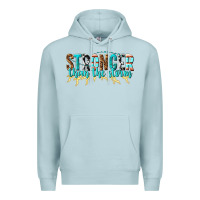 Blue Mist stronger than the storm Premium Hoodie - texasbilliewilder