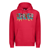 Cardinal stronger than the storm Premium Hoodie - texasbilliewilder