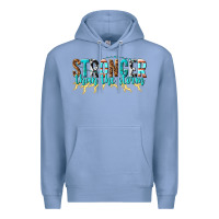Colony Blue stronger than the storm Premium Hoodie - texasbilliewilder