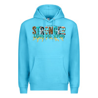 Ocean Blue stronger than the storm Premium Hoodie - texasbilliewilder