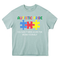 Arona Autistic Pride Autism Awareness Heavy Core Tee - CowhideDigitalArt