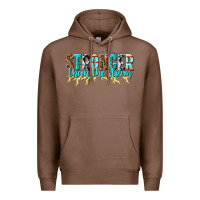 Chestnut stronger than the storm Premium Hoodie - texasbilliewilder