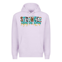 Lilac stronger than the storm Premium Hoodie - texasbilliewilder